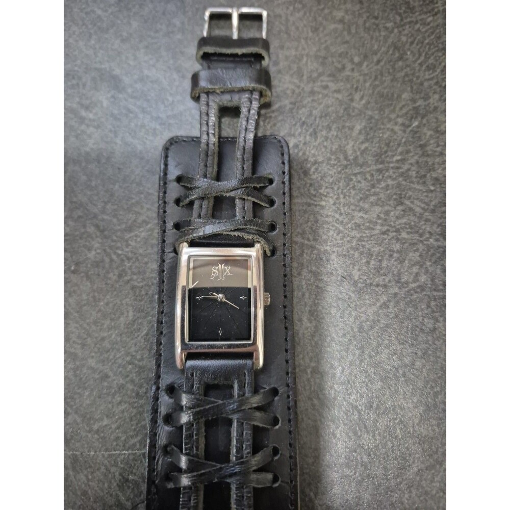 Vestal Six Genuine Leather Womens Watch New Battery